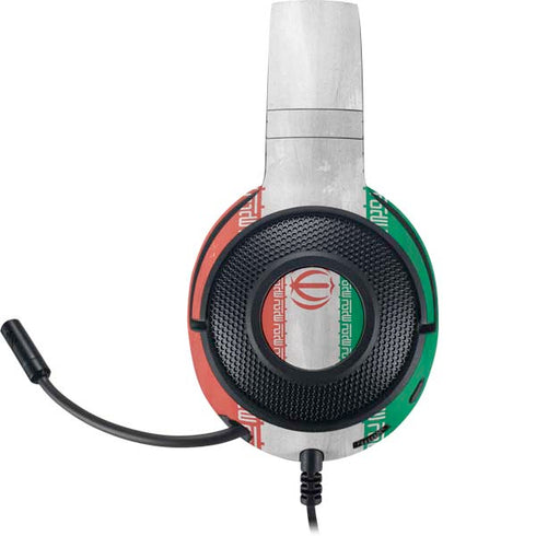 Iran Flag Distressed Razer Kraken X Skin